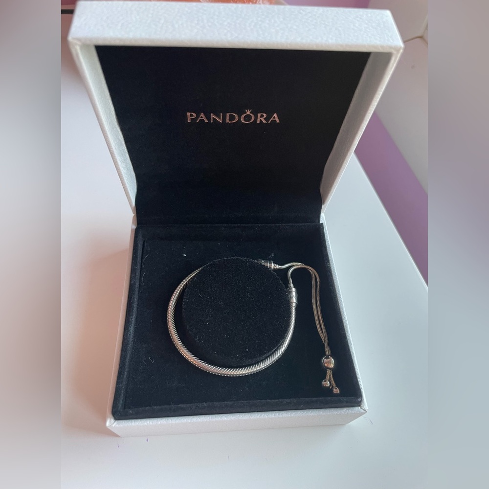 Pandora Moments Snake Chain Slider Bracelet